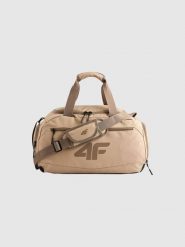 4F Torba sportowa (25 L) - beżowa Uniwersalny. Brązowe torby sportowe 4f, bez wzorów, z materiału, na ramię. Za 149.99 zł.