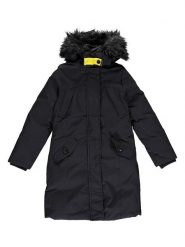 Geographical Norway Parka "Cherifa" w kolorze granatowym rozmiar: 164. Niebieskie płaszcze Geographical Norway, bez wzorów, bez kaptura. Za 131.43 zł.
