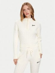 Guess Kardigan V5BR02 Z0572 Beżowy Regular Fit. Brązowe swetry Guess, s, z aplikacjami, z syntetyku, bez ramiączek. Za 349.99 zł.