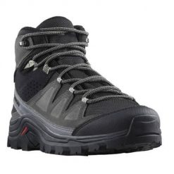 Buty trekkingowe damskie Salomon Quest Rove Mid Gtx. Czarne buty trekkingowe Salomon, z gumy, za kostkę, bez zapięcia. Za 628.00 zł.