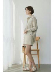 William de Faye Koszula w kolorze beżowo-białym rozmiar: 40. Brązowe koszule William de Faye, bez wzorów, bez kołnierzyka, bez ramiączek. Za 121.99 zł.