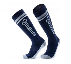Zimowe skarpety sportowe unisex Qunature z wełną merino. Białe skarpetki QUNATURE, bez wzorów, z elastanu. Za 54.00 zł.