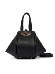 Guess Torebka Anise Mini HWPD99 16770 Czarny. Czarne torebki klasyczne Guess, z aplikacjami, ze skóry, bez dodatków. Za 659.99 zł.