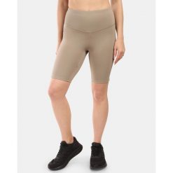 Damskie krótkie legginsy Kilpi ARTEMI-W z funkcją OPTI-DRY. Zielone legginsy Kilpi, bez wzorów, z nylonu, sportowe, krótkie. Za 138.03 zł.