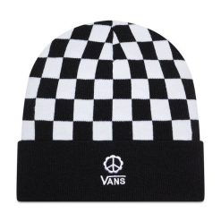 Czapka Vans. Czarne czapki zimowe Vans, bez wzorów. Za 139.99 zł.