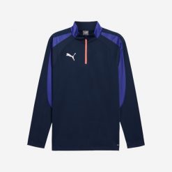 Bluza piłkarska Puma IndivLiga 24. Bluzy z kapturem Puma, xl, bez wzorów, z materiału, bez kaptura, do piłki nożnej. Za 129.99 zł.