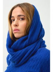 AUTHENTIC CASHMERE Kaszmirowy szal-koło "Tommy" w kolorze niebieskim - 65 x 40 cm rozmiar: onesize. Niebieskie szaliki i kominy AUTHENTIC CASHMERE, bez wzorów, z kaszmiru. Za 277.36 zł.