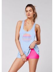 Chiemsee Top "Velle" w kolorze błękitnym rozmiar: XL. Niebieskie topy sportowe Chiemsee, xl, bez wzorów. Za 65.85 zł.