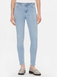 Liu Jo Jeansy UXX037 D4811 Niebieski Skinny Fit. Niebieskie jeansy Liu Jo, bez wzorów, z bawełny. Za 229.99 zł.