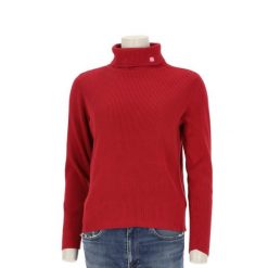 Second life - Lauren Ralph Lauren sweter damski - Jak nowy. Czerwone swetry Ralph Lauren, l, bez wzorów, eleganckie, bez ramiączek. Za 127.76 zł.
