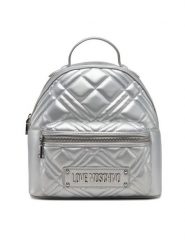LOVE MOSCHINO Plecak JC4148PP1MLA196B Srebrny. Szare plecaki Love Moschino, bez wzorów, ze skóry, bez dodatków. Za 709.99 zł.