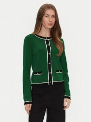 Luisa Spagnoli Kardigan Materiale 58508 Zielony Regular Fit. Zielone swetry Luisa Spagnoli, m, bez wzorów, z wełny, bez ramiączek. Za 849.99 zł.