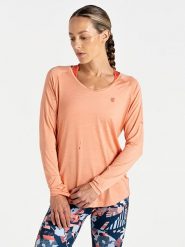 Dare 2b Koszulka sportowa "Discern" w kolorze pomarańczowym rozmiar: 36. Pomarańczowe t-shirty sportowe Dare 2b, bez wzorów, z materiału, bez ramiączek, outdoorowe. Za 74.95 zł.