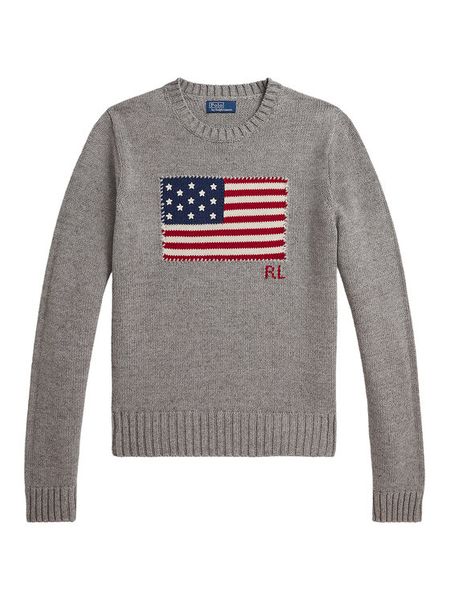 Polo Ralph Lauren Sweter 211B28830002 Szary Regular Fit. Szare swetry Polo Ralph Lauren, s, bez wzorów, z bawełny, bez ramiączek. Za 1,456.99 zł.