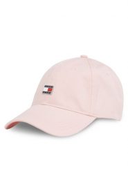 Tommy Jeans Czapka z daszkiem Tjw Heritage Plaque Cap AW0AW16986 Różowy. Czerwone czapki z daszkiem Tommy Jeans, bez wzorów, z bawełny. Za 109.99 zł.