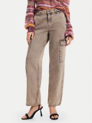 Desigual Jeansy Casandr 24WWDD96 Szary Straight Fit. Szare jeansy Desigual, bez wzorów, z bawełny. Za 249.99 zł.