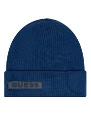 Guess Czapka AM9583 POL01 Granatowy. Niebieskie czapki zimowe Guess, z aplikacjami, z materiału. Za 139.99 zł.