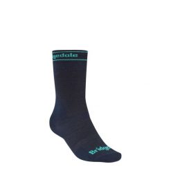 Skarpety biegowe damskie Bridgedale Trail Run Ultralight Zero Merino Sport Boot. Niebieskie skarpetki Bridgedale, bez wzorów. Za 86.89 zł.