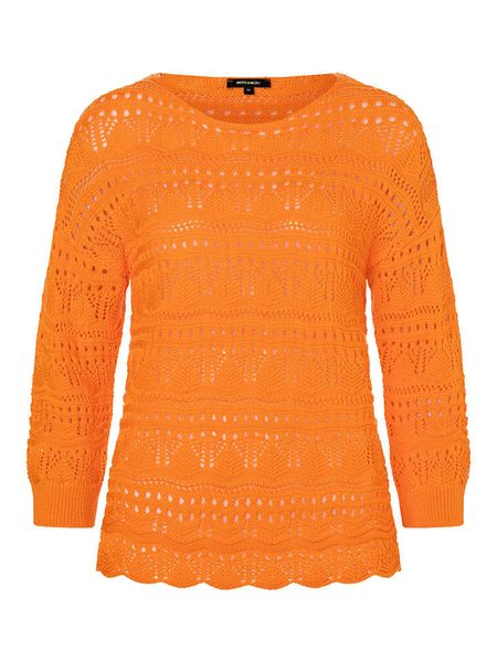 More & More Sweter w kolorze pomarańczowym rozmiar: 36. Pomarańczowe swetry More & More, bez wzorów, z bawełny, bez ramiączek. Za 74.46 zł.