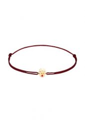Elli Damski wisiorek świąteczny z reniferem w kolorze czerwonym z pozłacanego srebra próby 925 Sterling Silver Bransoletki 1 ct. Czerwone bransoletki Elli, pozłacane. Za 183.99 zł.
