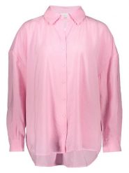 ONLY Carmakoma Bluzka w kolorze jasnoróżowym rozmiar: 52. Różowe bluzki Only Carmakoma, bez wzorów, bez kołnierzyka, bez ramiączek. Za 118.28 zł.