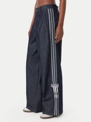 Adidas Jeansy Adibreak Mid Rise Wide Leg Denim Pant KT2650 Niebieski Wide Leg. Niebieskie jeansy adidas, bez wzorów, z bawełny. Za 439.99 zł.