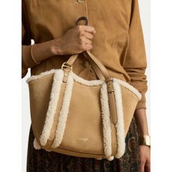 Torebka LAUREN RALPH LAUREN. Brązowe torebki klasyczne Lauren Ralph Lauren, bez wzorów, klasyczne, bez dodatków. Za 1,599.00 zł.