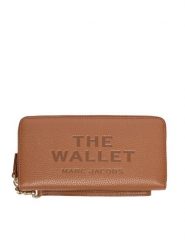Marc Jacobs Portfel The Leather Continental 2P4SMP015S02 Brązowy. Brązowe portfele Marc Jacobs, bez wzorów, ze skóry. Za 689.99 zł.