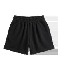 Damskie szorty dresowe UNLEASH WINGS BLACK. Czarne szorty sportowe Wings, bez wzorów, z bawełny. Za 169.90 zł.
