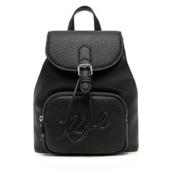 Plecak KARL LAGERFELD. Czarne plecaki KARL LAGERFELD, bez wzorów, bez dodatków. Za 849.99 zł.