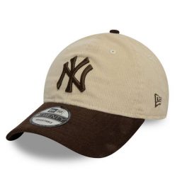 Czapka z daszkiem New Era. Brązowe czapki z daszkiem New Era, bez wzorów. Za 109.99 zł.