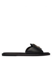 Blauer Klapki S6MOODY01/LEA Czarny. Czarne klapki Blauer, bez wzorów, ze skóry, bez obcasa, bez zapięcia. Za 469.99 zł.