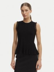 Rinascimento Top CFM0012241003 Czarny Slim Fit. Czarne topy Rinascimento, m, bez wzorów, z syntetyku, bez kołnierzyka, bez ramiączek. Za 279.99 zł.