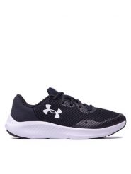 Under Armour Buty do biegania Ua Bgs Charged Pursuit 3 3024987-001 Czarny. Czarne buty do biegania Under Armour, bez wzorów, z materiału, bez zapięcia, do biegania. Za 159.99 zł.