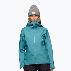 Kurtka przeciwdeszczowa damska NORRONA Falketind Gore-Tex. Niebieskie kurtki przeciwdeszczowe NORRONA, l, bez wzorów, z gore-texu, bez kaptura, trekkingowe, gore-tex. Za 2,479.00 zł.