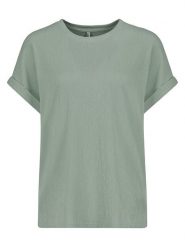 Sublevel Bluzka w kolorze khaki rozmiar: L. Brązowe bluzki Sublevel, l, bez wzorów, bez kołnierzyka, bez ramiączek. Za 43.99 zł.