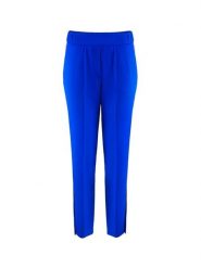 MARLU Spodnie w kolorze kobaltowym rozmiar: 40. Niebieskie spodnie materiałowe MARLU, bez wzorów, z materiału. Za 162.87 zł.