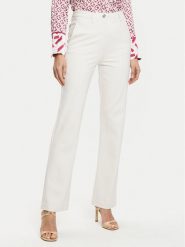 Guess Spodnie materiałowe W5RB30 KCMU2 Beżowy Regular Fit. Brązowe spodnie materiałowe Guess, z aplikacjami, z materiału. Za 289.99 zł.