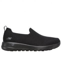 Buty do chodzenia damskie Skechers GO Walk Joy. Czarne buty treningowe Skechers, bez wzorów, z materiału, bez zapięcia, trekkingowe. Za 359.00 zł.