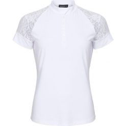 Damska koszula do jazdy konnej Equipage Brooke. Białe koszule EQUIPAGE, bez wzorów, sportowe, bez kołnierzyka, bez ramiączek. Za 309.50 zł.