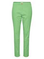 SAINT TROPEZ Spodnie chino "Phila" w kolorze zielonym rozmiar: L. Zielone chinosy Saint Tropez, l, bez wzorów, z bawełny. Za 105.14 zł.