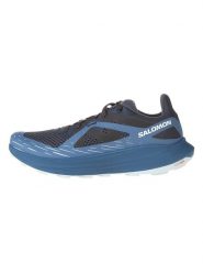 SALOMON Buty "Ultra Flow" w kolorze antracytowo-niebieskim do biegania rozmiar: 42. Czarne buty do biegania Salomon, bez wzorów, bez zapięcia, do biegania. Za 264.15 zł.