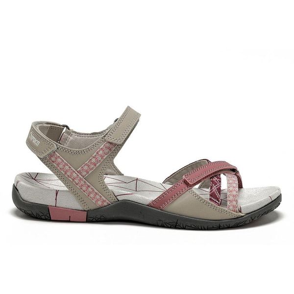 Sandały turystyczne damskie Chiruca Valencia. Brązowe sandały Chiruca, bez wzorów, sportowe, bez obcasa, bez zapięcia. Za 281.50 zł.