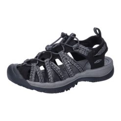 Buty do chodzenia damskie Keen Whisper. Czarne buty trekkingowe Keen, na lato, z kauczuku, bez zapięcia. Za 496.55 zł.
