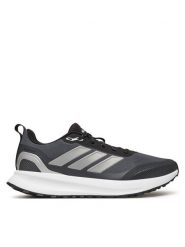 Adidas Buty do biegania Runfalcon 5 TR JP5911 Czarny. Czarne buty do biegania adidas, bez wzorów, z materiału, bez zapięcia, do biegania. Za 219.99 zł.