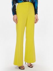 DKNY Spodnie materiałowe UK3PX024 Żółty Regular Fit. Żółte spodnie materiałowe DKNY, bez wzorów, z materiału. Za 519.99 zł.