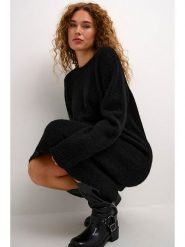 CULTURE Sukienka w kolorze czarnym rozmiar: M/L. Czarne sukienki Culture, na co dzień, l, bez wzorów, prążkowane, bez kołnierzyka, bez ramiączek, midi, proste. Za 136.45 zł.