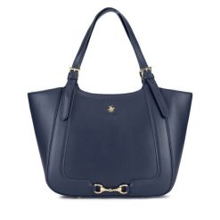 Torebka Beverly Hills Polo Club. Niebieskie torebki klasyczne Beverly Hills Polo Club, bez wzorów, klasyczne, bez dodatków. Za 249.99 zł.