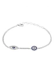 DI GIORGIO Srebrna bransoletka z elementem ozdobnym rozmiar: onesize. Szare bransoletki DI GIORGIO, z cyrkonią, srebrne. Za 86.99 zł.