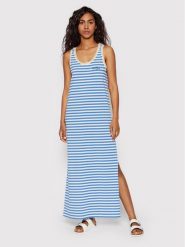 Femi Stories Sukienka letnia Hima Niebieski Regular Fit. Niebieskie sukienki Femi Stories, xs, bez wzorów, z bawełny, bez kołnierzyka, bez ramiączek. Za 139.99 zł.